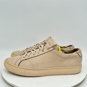 Common Projects Achilles Low Size EU 40 Men 7 Women 10 Brown Beige Leather Shoes